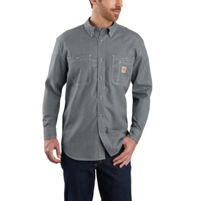 Carhartt Men's Flame-Resistant Force Original Fit Long-Sleeve Work Shirt