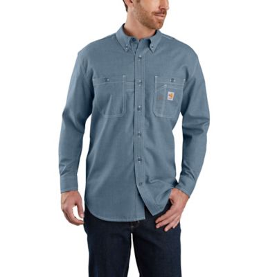  Carhartt Men's Big & Tall Flame Resistant Hi Vis Force Hybrid  Shirt Class 3, brite lime, Medium: Clothing, Shoes & Jewelry