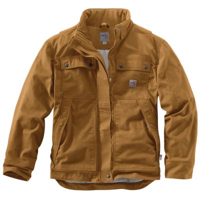 Carhartt Men's Rain Defender Flame-Resistant Full Swing Quick Duck Insulated Coat