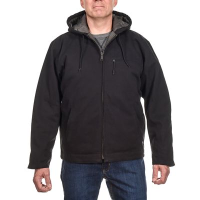 Ridgecut Men's Quilt-Lined Super-Duty Sanded Duck Hooded Jacket