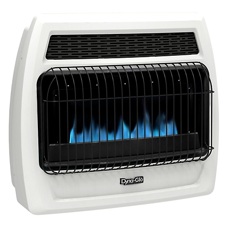 Dyna-Glo 30,000 BTU Natural Gas Blue Flame Vent-Free Thermostat Wall Heater