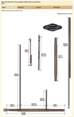 Image showing  Pro Fancy-Stitched Raised Bridle with Laced Reins