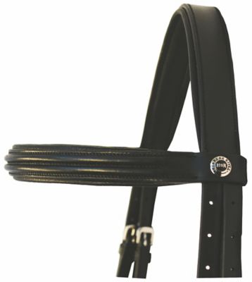 Image showing 1 th Henri de Rivel Pro Padded Raised Dressage Bridle with Crank Flash Noseband and Web Reins