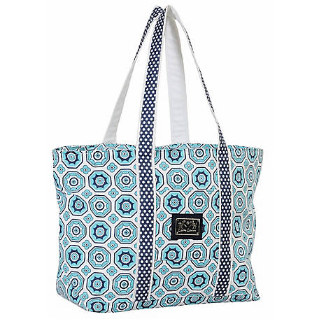 Goal Digger Cotton Canvas Tote Bag in Lime One Size