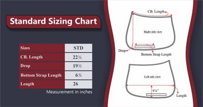 Image showing  Basic All-Purpose Saddle Pad with Trim and Piping