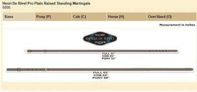 Image showing  Advantage Plain Raised Standing Martingale, 5006