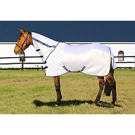 TuffRider Sport Mesh Combo Horse Fly Sheet with Neck, 100847-925-01-66