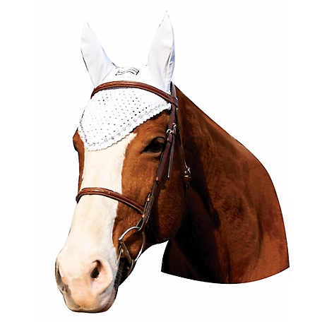 Equine Couture Horse Fly Bonnet with Crystals