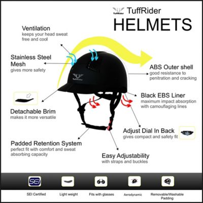 Image showing 7 th TuffRider Starter Helmet