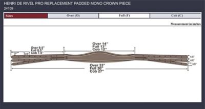 Image showing  Pro Replacement Padded Mono Crown Piece