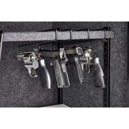 Hornady Universal Handgun Mounts 2 in x 2.6 in x 10.7 in 22 Caliber and Up 4 Pack Safe Organizers