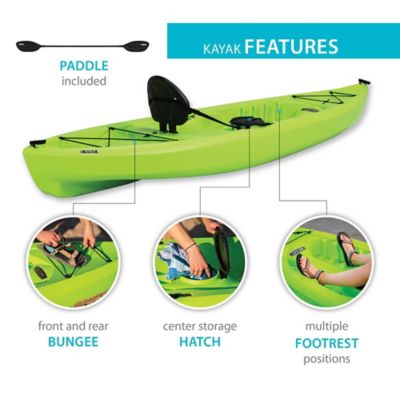 Image showing  10 ft. Tahoma Sit-on-Top Kayak, Lime Green