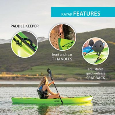 Image showing 5 th Lifetime 10 ft. Tahoma Sit-on-Top Kayak, Lime Green