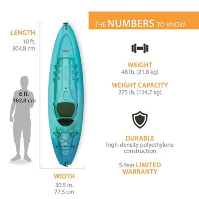 Image showing  10 ft. Triton Sit-on-Top Kayak, Bahama Fusion