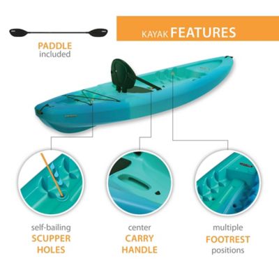 Image showing  10 ft. Triton Sit-on-Top Kayak, Bahama Fusion