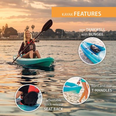 Image showing  10 ft. Triton Sit-on-Top Kayak, Bahama Fusion