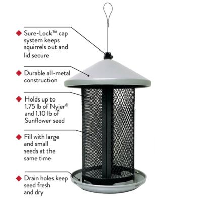 Image showing  Dual Mesh Seed Bird Feeder, 2.85 lb. Capacity