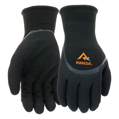 Ridgecut Water-Resistant Foam Latex Grip Gloves, 1 Pair