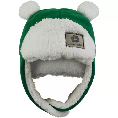 John Deere children's polyester trapper winter hat ages 2 to 4 with a head circumference of 18 5/8 to 20 1/2 in. Kids' Beanies & Winter Hats