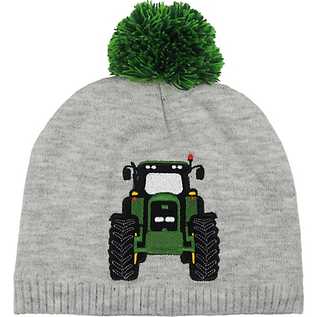John Deere Kids' Tractor Winter Hat, for Children Ages 2-4 with Head Size of 18-5/8 to 20-1/2 in.