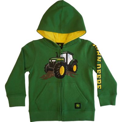 john deere zipper hoodie