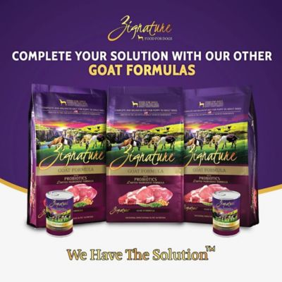 Image showing 6 th Zignature Original Goat Formula with Probiotics Dry Dog Food, 4 lb.