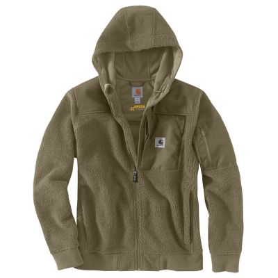 Carhartt Men's Yukon Extremes Fleece Active Jacket, 500D Cordura Love how the large oversized hoodie blocks the cold wind and keeps my head and face warm