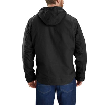 Image showing  Men's Washed Duck Sherpa-Lined Jacket