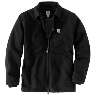 Image showing 0 th Carhartt Men's Washed Duck Sherpa-Lined Coat