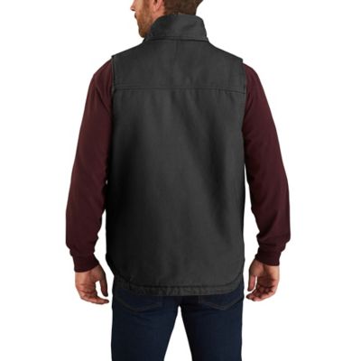 Image showing 2 th Carhartt Men's Duck Sherpa-Lined Mock Neck Vest