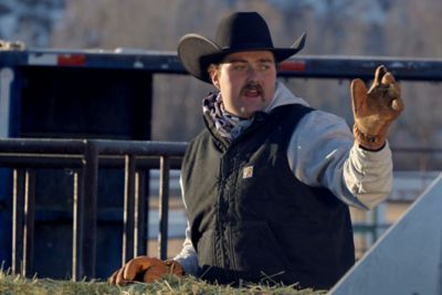 Image showing  Men's Duck Sherpa-Lined Mock Neck Vest