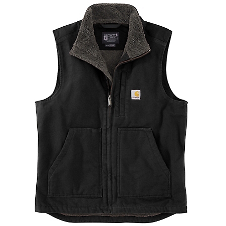 Carhartt Duck Sherpa-Lined Mock Neck Vest, 104277 at Tractor