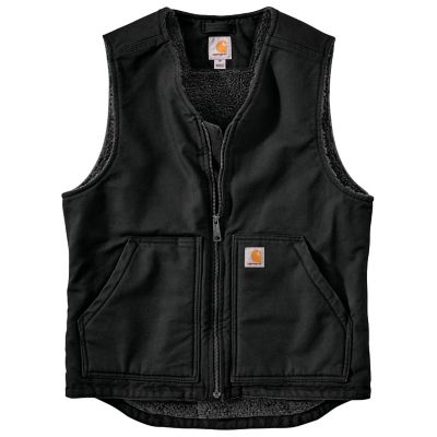 Carhartt Washed Duck Sherpa-Lined Vest Love these vests