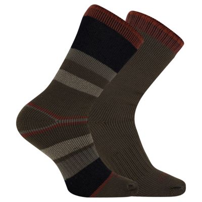 Carhartt Men's Arctic Thermal Crew Socks, 2-Pack The sock fit nice but they are a little thin for work socks