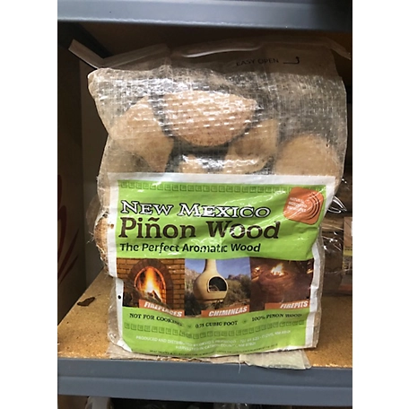 New Mexico Pinon Firewood Heat-Treated Pinon Aromatic Firewood Bag
