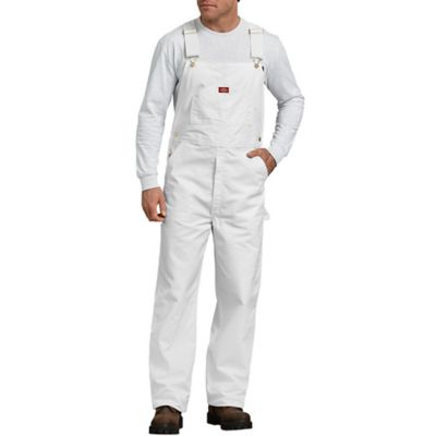 Mens hot sale overalls white