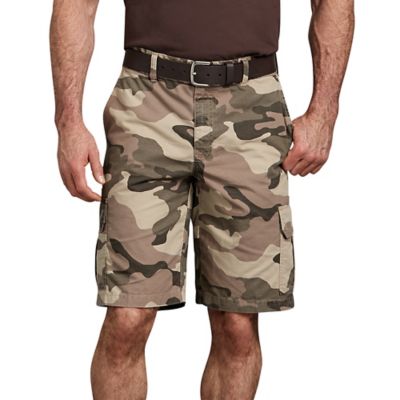 Dickies Men's Relaxed Fit Lightweight Ripstop Cargo Shorts, Moss Green, 11 in.