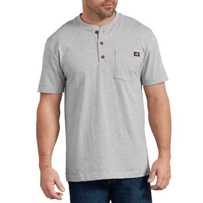 Dickies Men's Heavyweight Short-Sleeve Henley T-Shirt