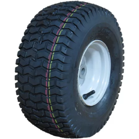 Hi-Run 15x6-6 4PR SU12 Lawn and Garden Tire on 6x4.5 Wheel Grayish White Mower Tires & Wheels