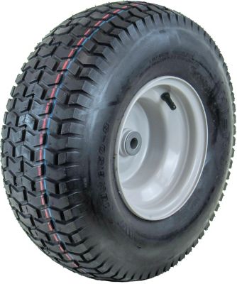 Image showing  18x6.5-8 4PR SU12 Lawn and Garden Tire Assembly on 8x5.375 Wheel, Grayish White