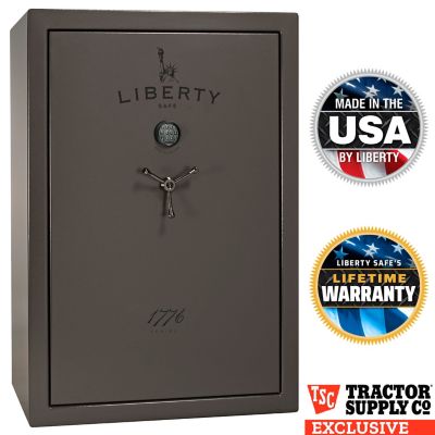 Liberty Safe 50 Long Gun + 6 Handgun 22.3 cu. ft. Electronic Lock 1776 Gun Safe, 75 Min. Fire Rating, Gray Marble