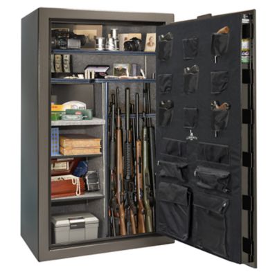 Image showing  64 Long Gun + 9 Handgun 34.3 cu. ft. Combination Lock 1776-T Gun Safe, 75 Min. Fire Rating, Gray Marble