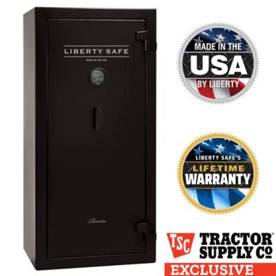 Liberty Safe 30 Long Gun + 4 Handgun 14.3 cu. ft. Electronic Lock Gun Safe, 40 Min. Fire Rating, Black