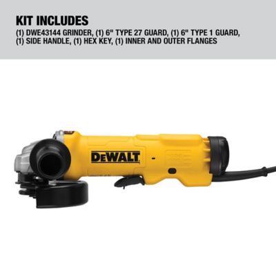 Image showing  6 in. Diameter 13A HP Corded Angle Grinder