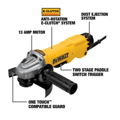 Image showing  6 in. Diameter 13A HP Corded Angle Grinder
