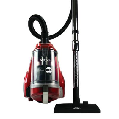 Atrix Bagless Corded 120V Revo HEPA Canister Vacuum, Red, AHC-RR