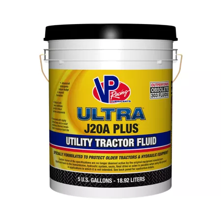 VP Racing Lubricants 5 gal Ultra J20A Plus Utility Tractor Hydraulic Fluid Hydraulic Fluids