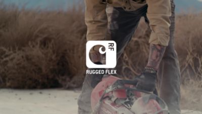 Image showing  Men's Relaxed Straight Rugged Flex Duck Dungaree