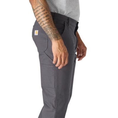 Image showing  Men's Relaxed Straight Rugged Flex Duck Double-Front Dungaree