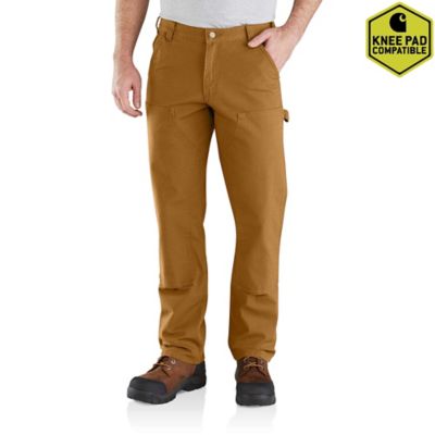 Carhartt Men's Rugged Flex Relaxed Fit Mid-Rise Duck Double-Front Pants